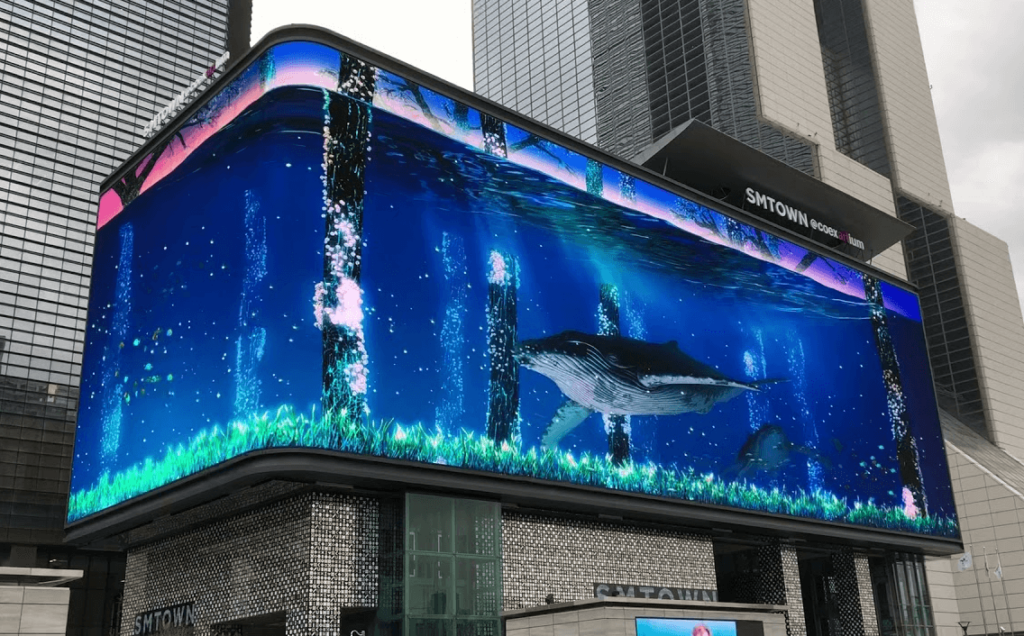 3D LED billboard