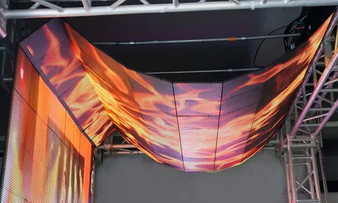 Foldable LED screen