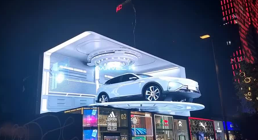 3D LED billboard