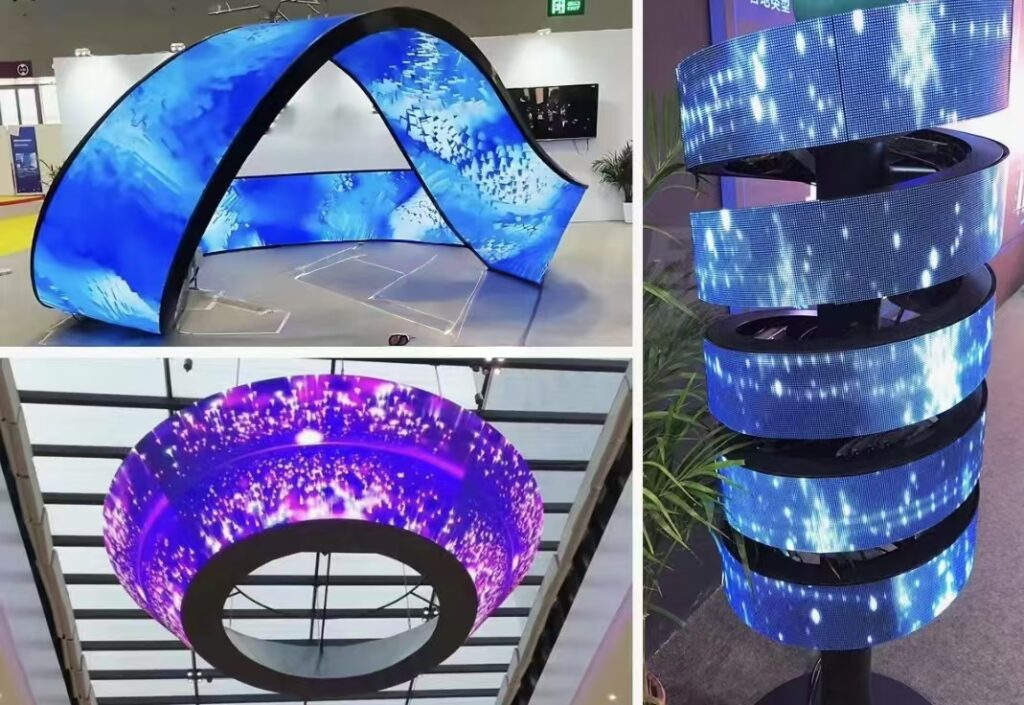 Écran d'affichage LED flexible