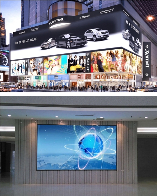 indoor and outdoor LED screen