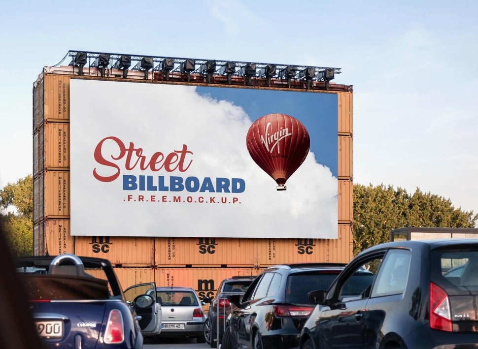 Outdoor street billboard