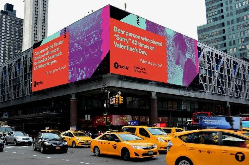 Outdoor street billboard