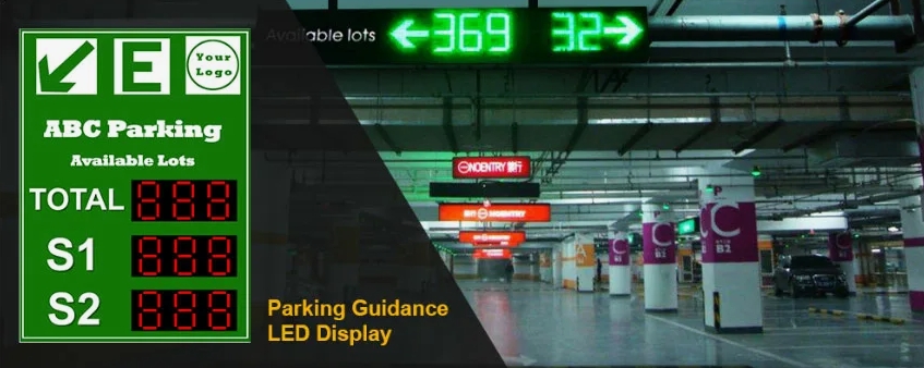 Shanghai Global Port LED Smart Parking Sign