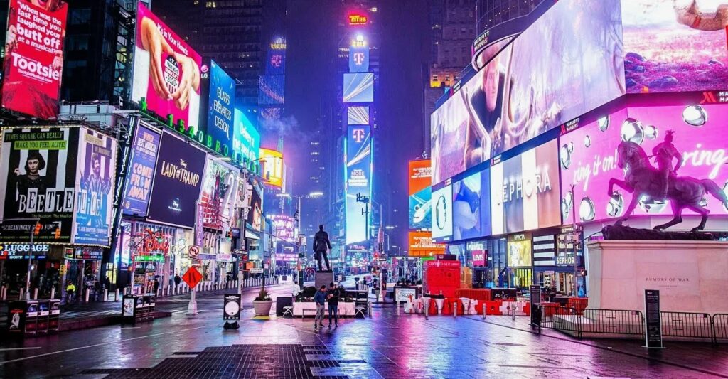 New York Times Square LED Billboards