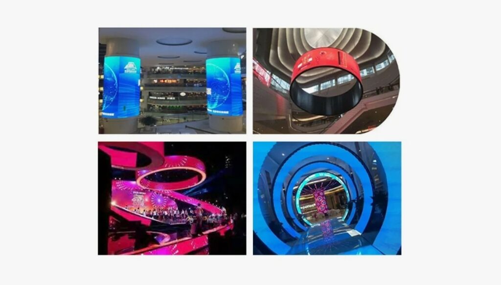 Building ring LED display