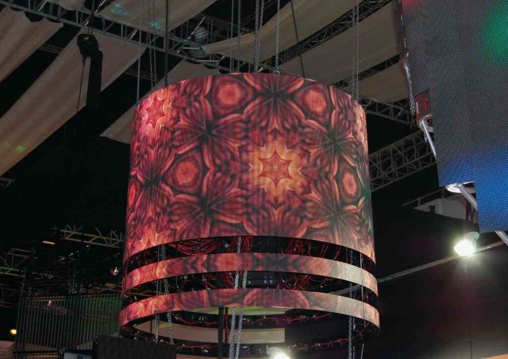 Ring LED screen solution