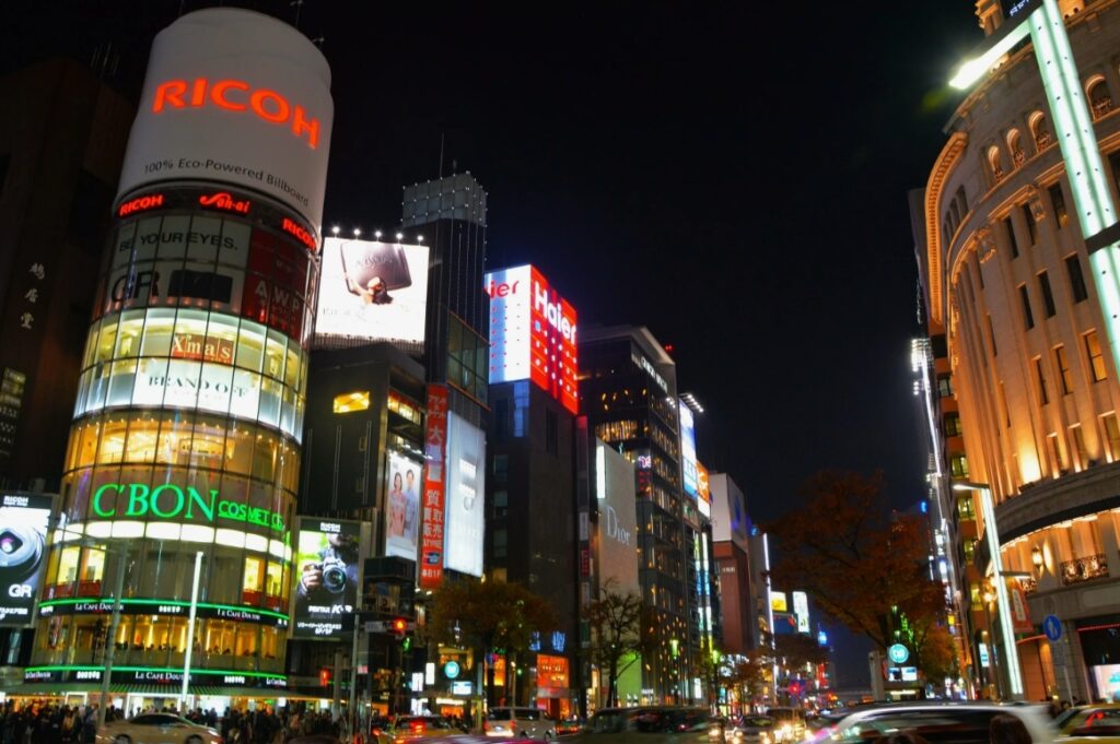 Streets of Ginza, Tokyo