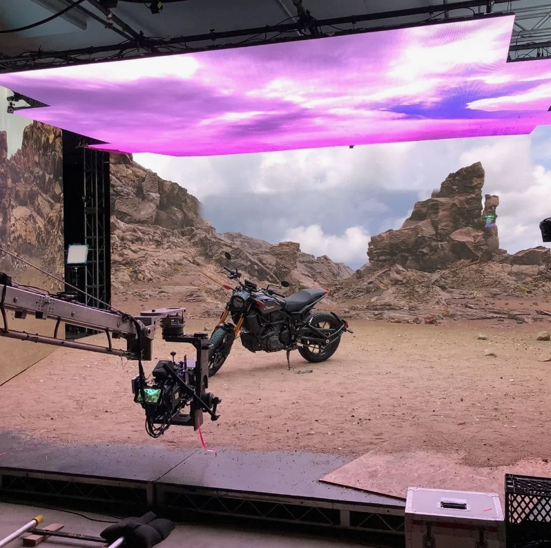 virtual production led wall