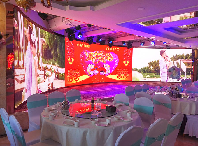 Indoor Wedding LED Example