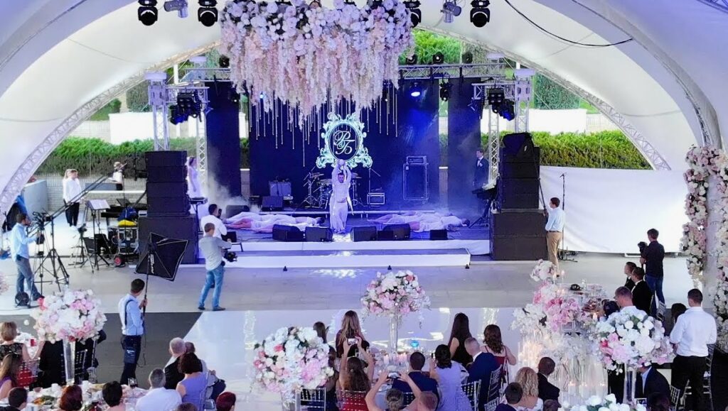 Outdoor Wedding LED Design Example