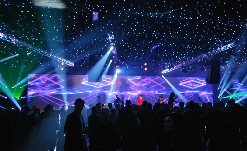 Main Stage of a Major Music Festival