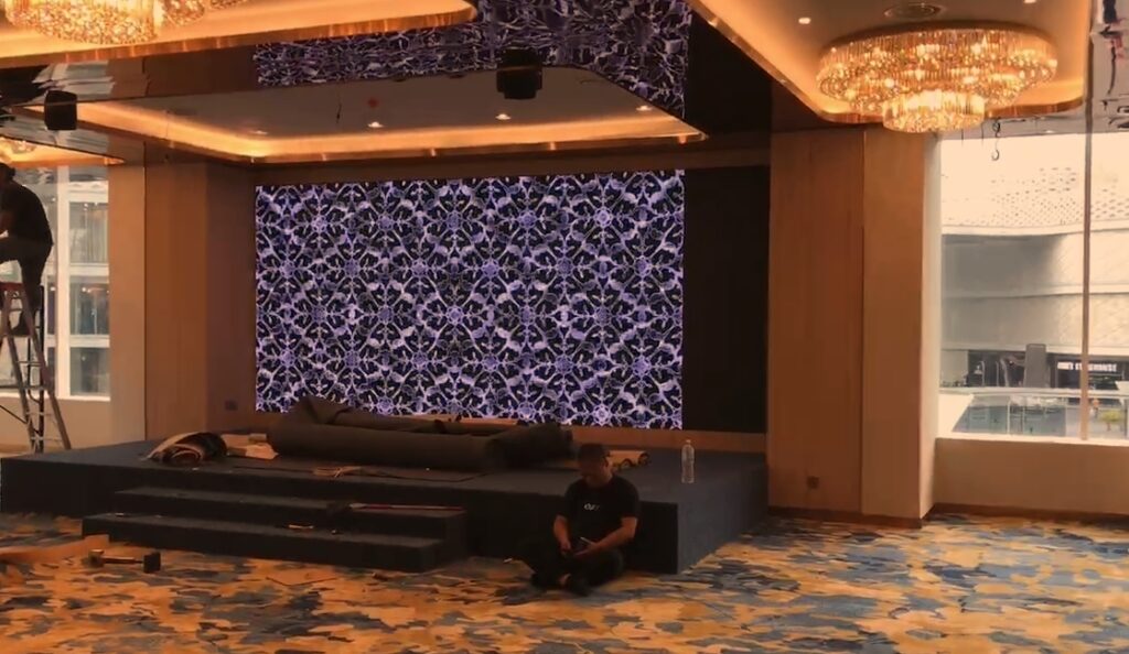 Malaysia exhibition hall indoor LED display