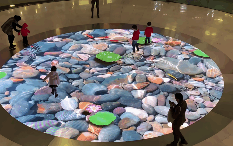 Business LED interactive floor display