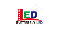 مصباح LED على شكل فراشة