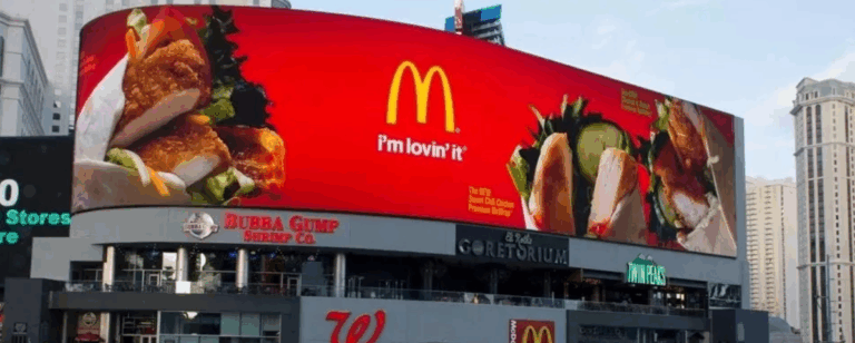 LED billboard rental France