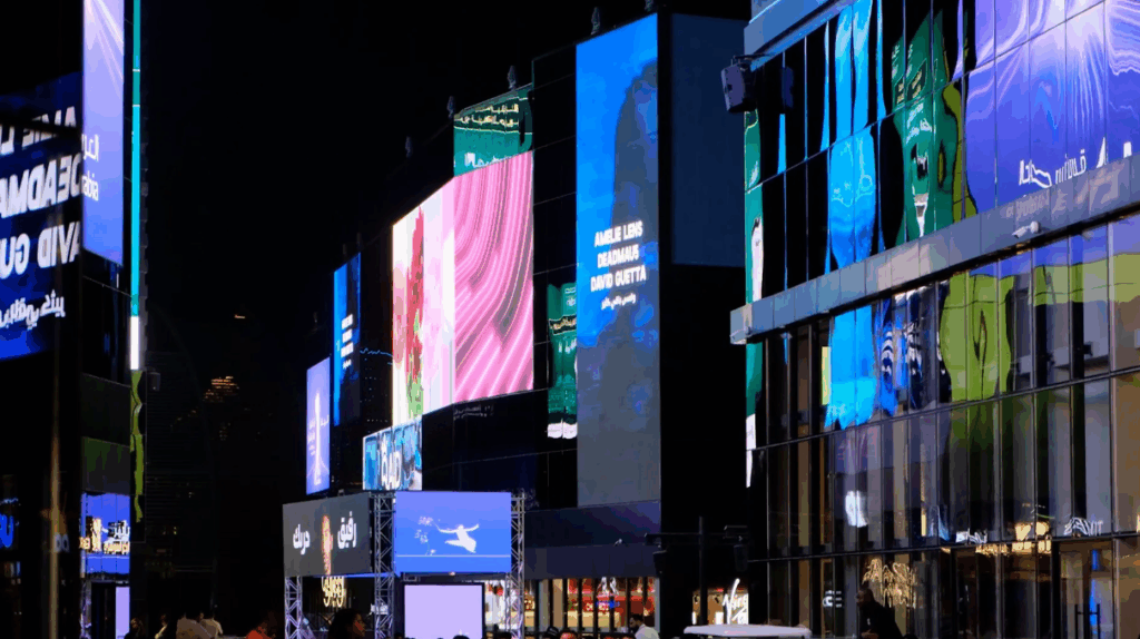 Dubai outdoor LED screen