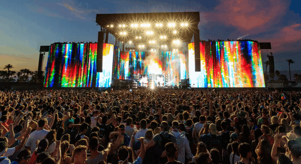 Festival de musique Coachella aux États-Unis