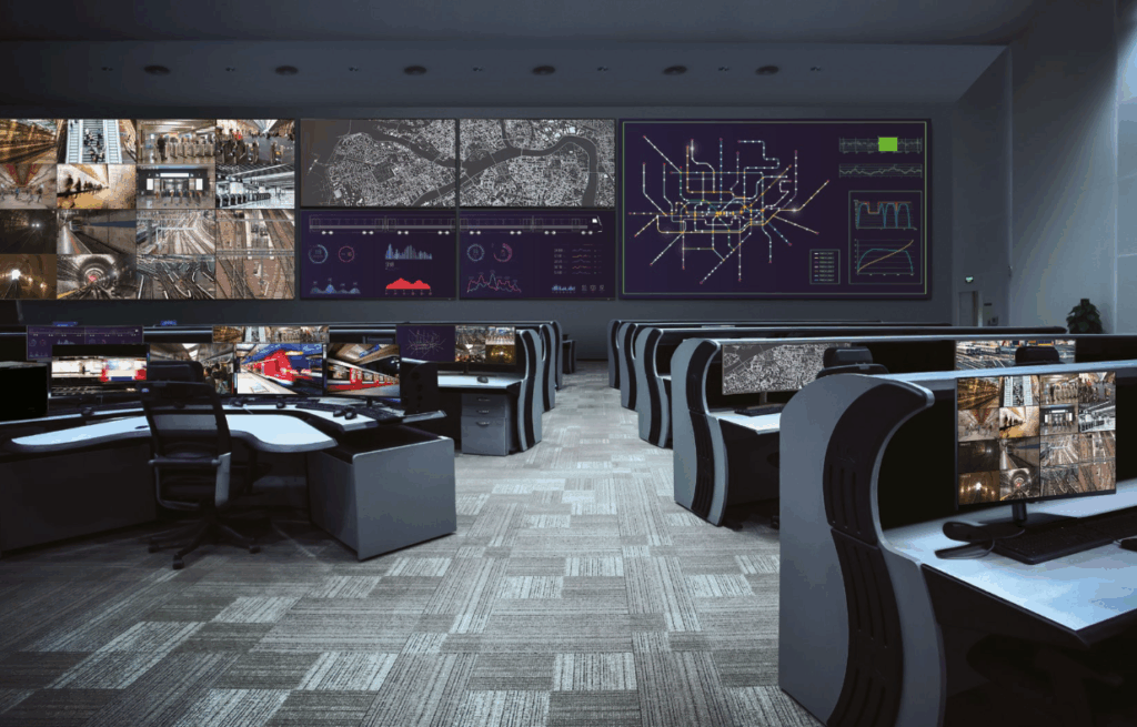 Control room LED screen