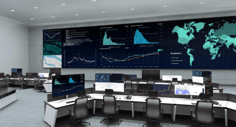 Control room LED screen