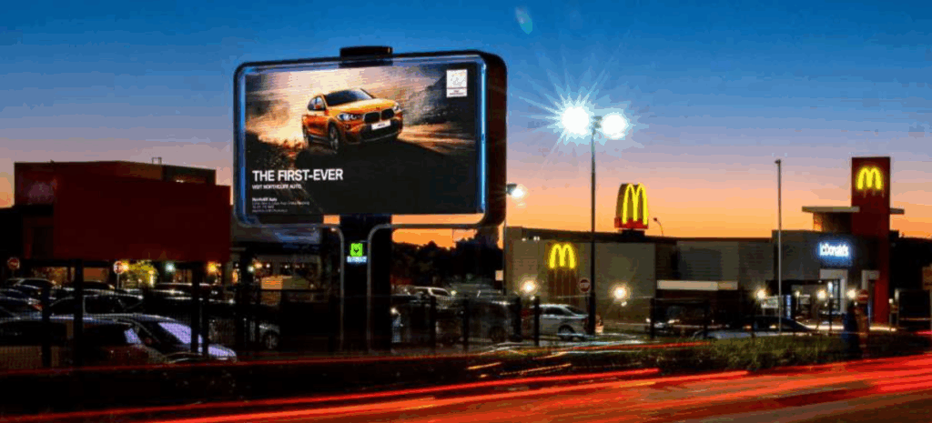 LED billboard rental France
