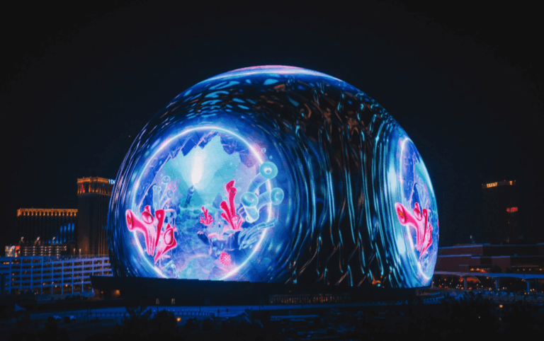 's largest LED ball screen