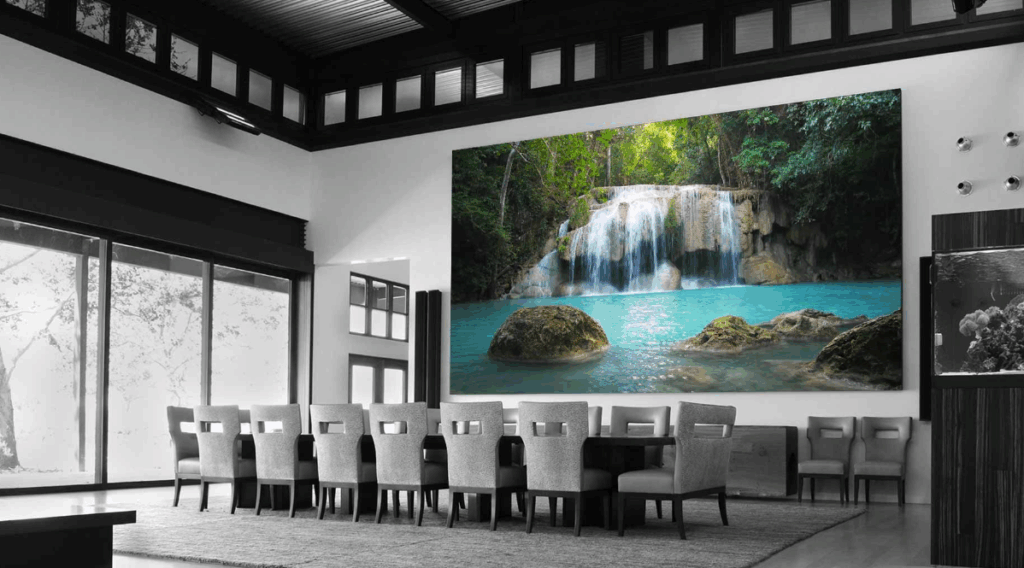 Affichage LED moderne
