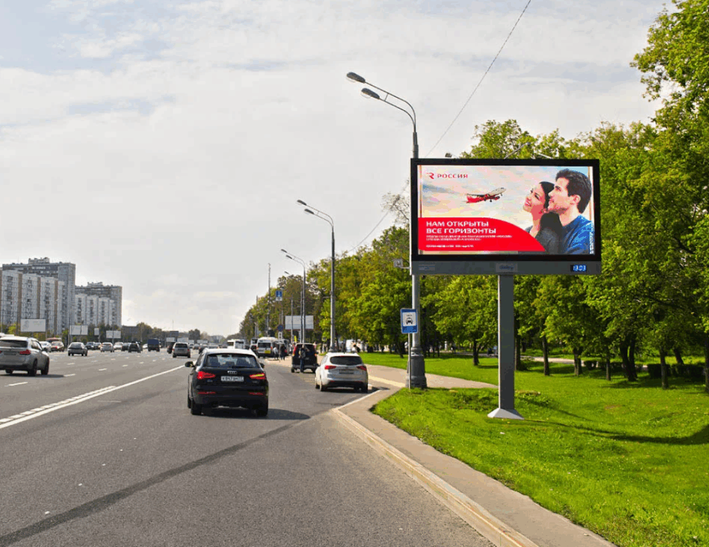 Outdoor digital billboard