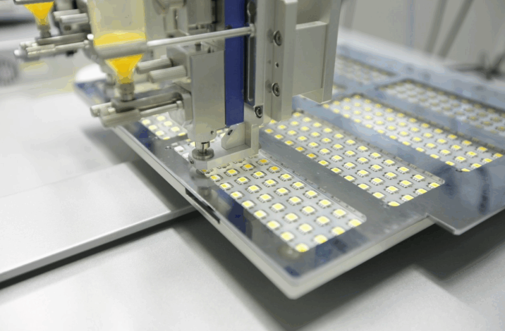 Espaciado de las cuentas de luz LED