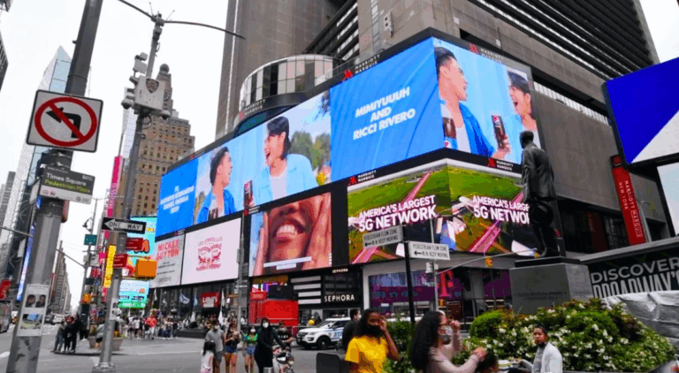 Advertising LED wall