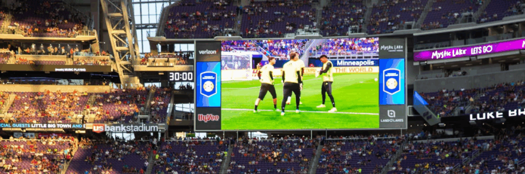 Sports LED screen rental