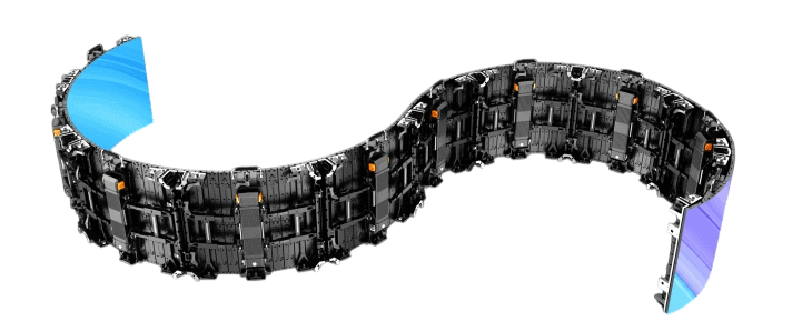 Customized curved LED