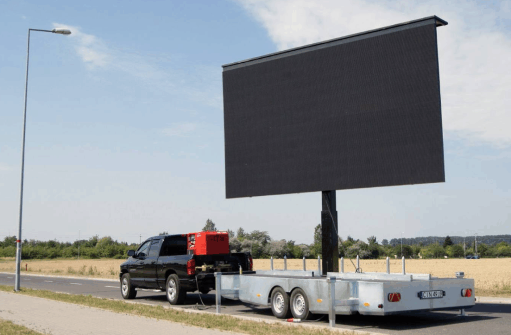 مقطورة شاشة LED