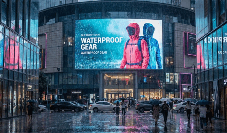 Outdoor LED display waterproof box