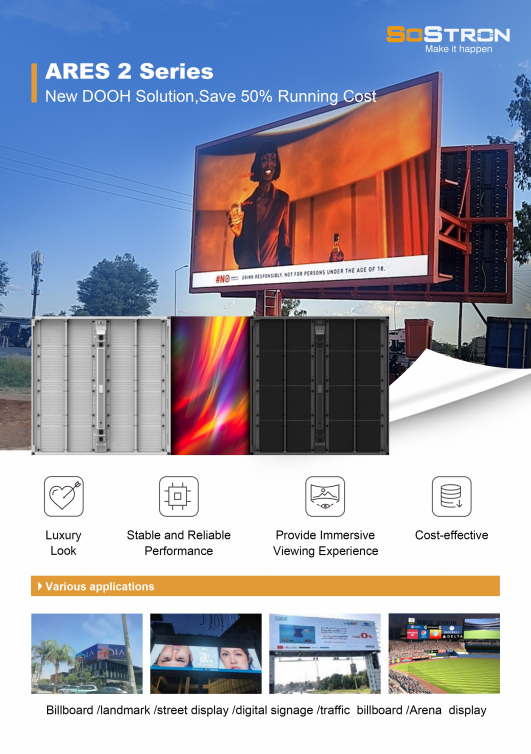 Écran LED extérieur à économie d'énergie - Ares 2