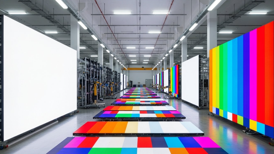 LED display factory aging test line