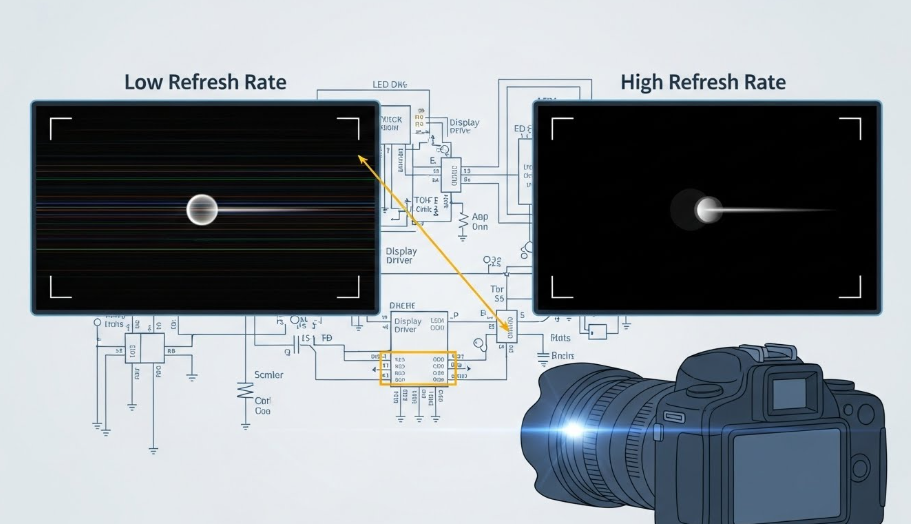 LED display refresh rate