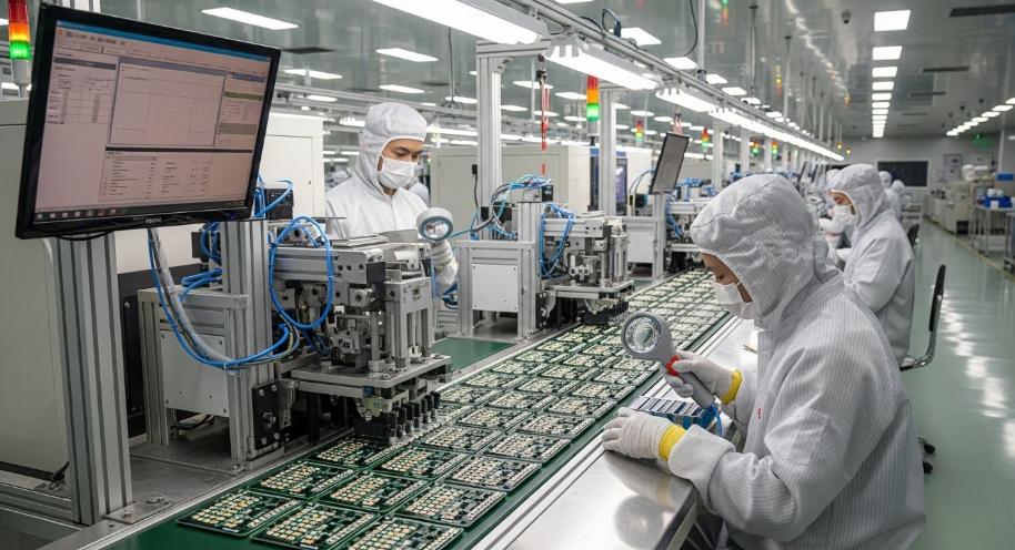 fabrication d'écrans LED