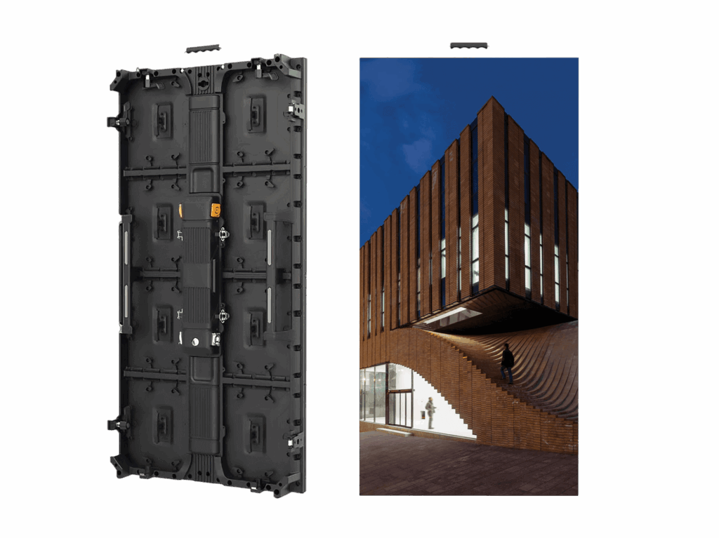 Thermal design of a LED rental display cabinet