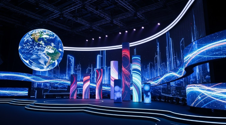 écrans LED de forme personnalisée