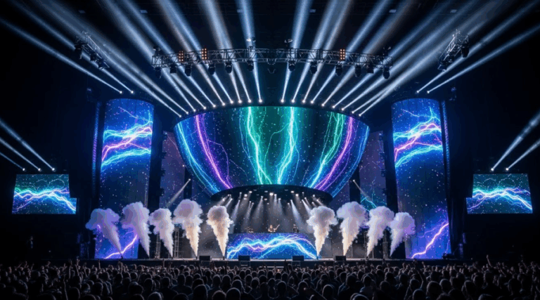 custom-shaped LED walls