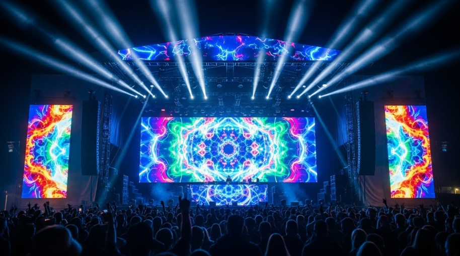 高分辨率户外LED视频墙