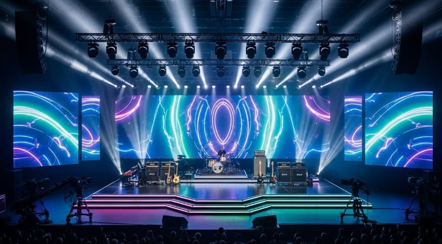 large P2.6 LED video wall