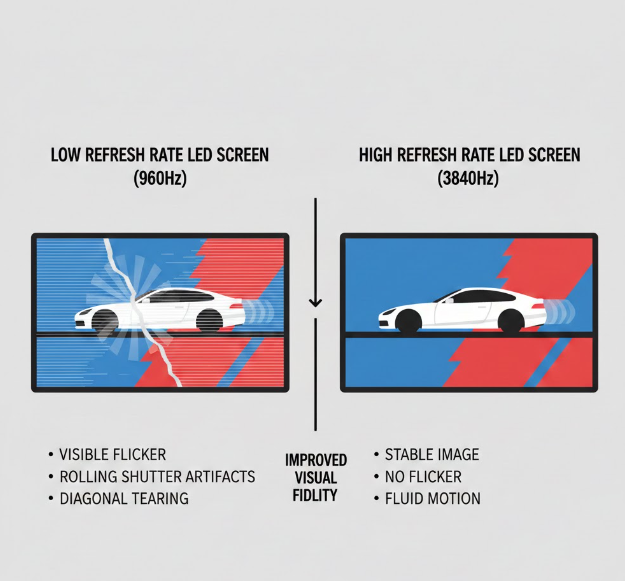 low & high refresh rate