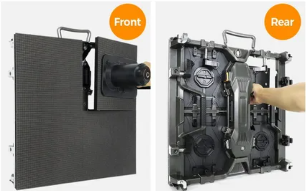 后部维护LED显示屏和前部维护LED显示屏