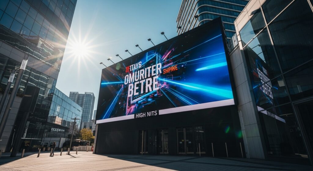 Outdoor LED billboard