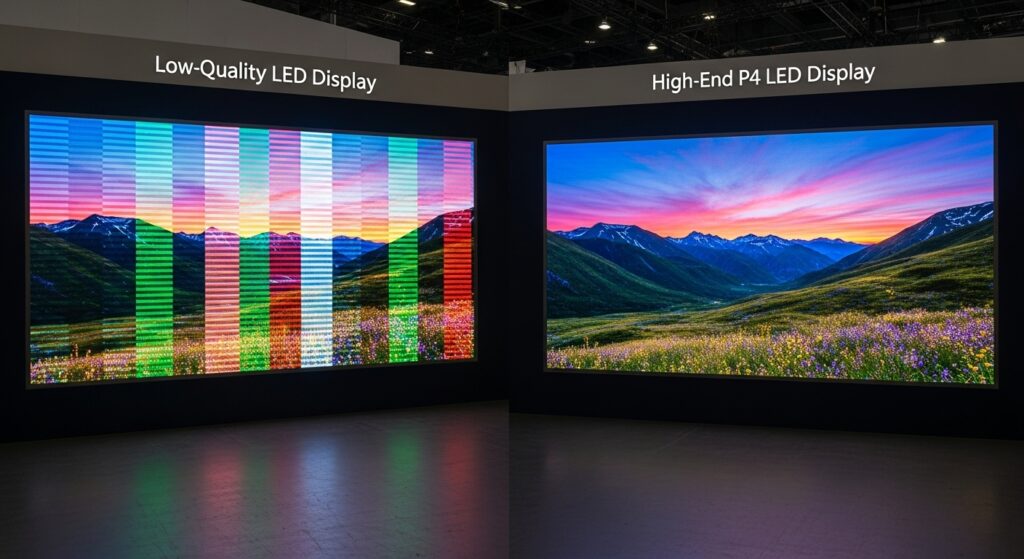 comparison of indoor LED display screens