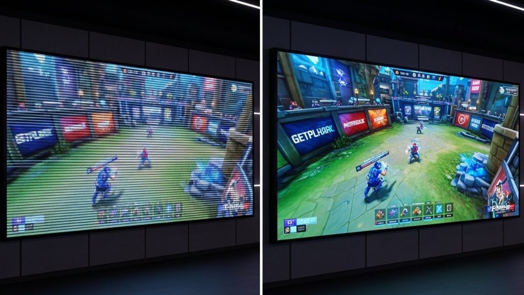 low refresh rate & high refresh rate