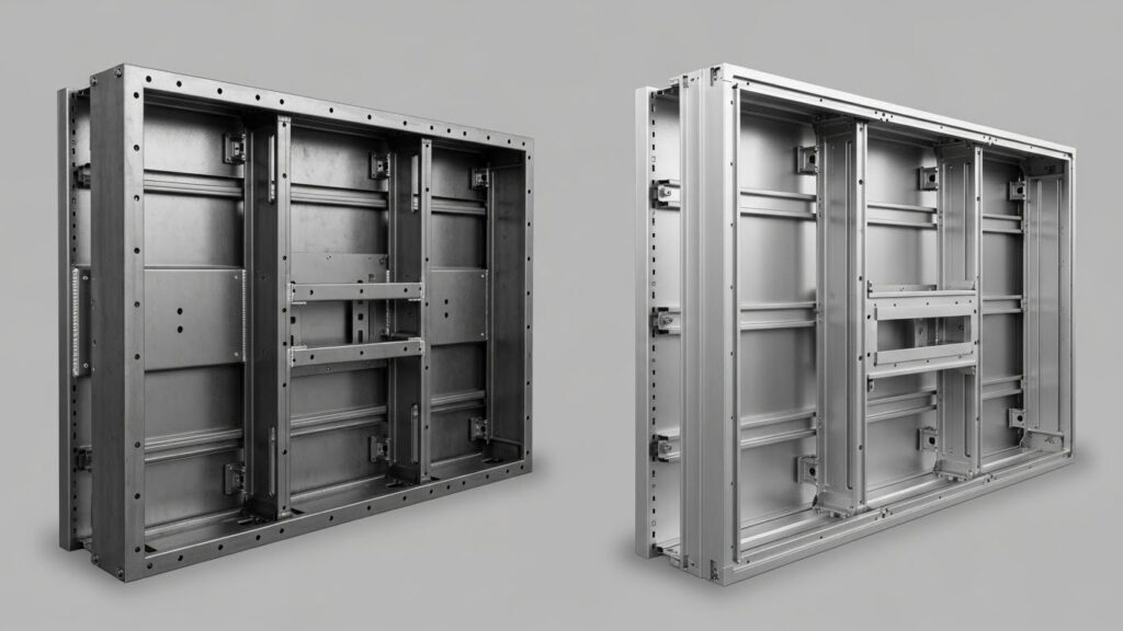 die-cast aluminum LED display cabinet