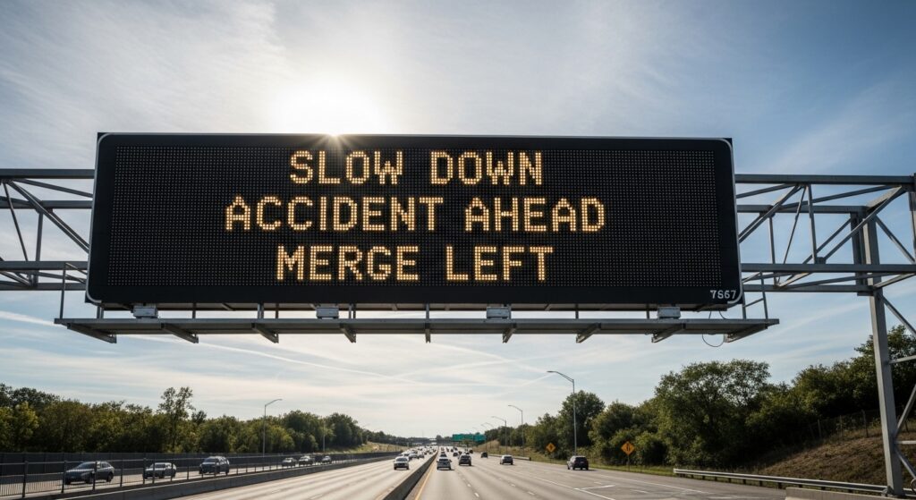 高速道路交通LEDディスプレイ